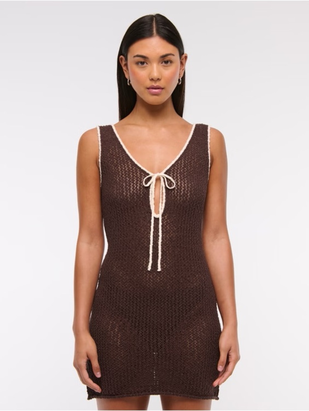 NWT A&F Crotchet Style Mini Dress Coverup